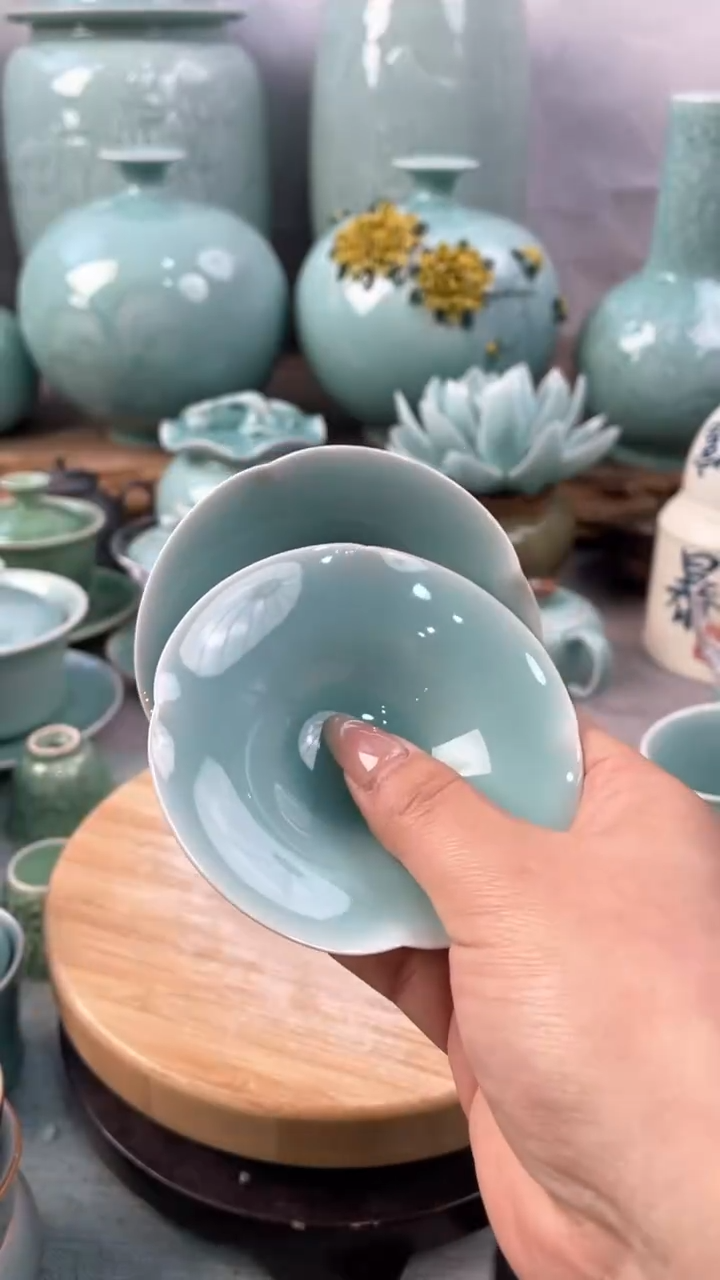 【闪购商品】特价 微瑕 慧仙青瓷