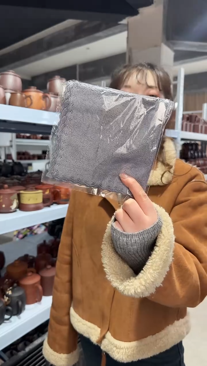 【闪购商品】紫砂盖杯紫砂盖杯茶巾