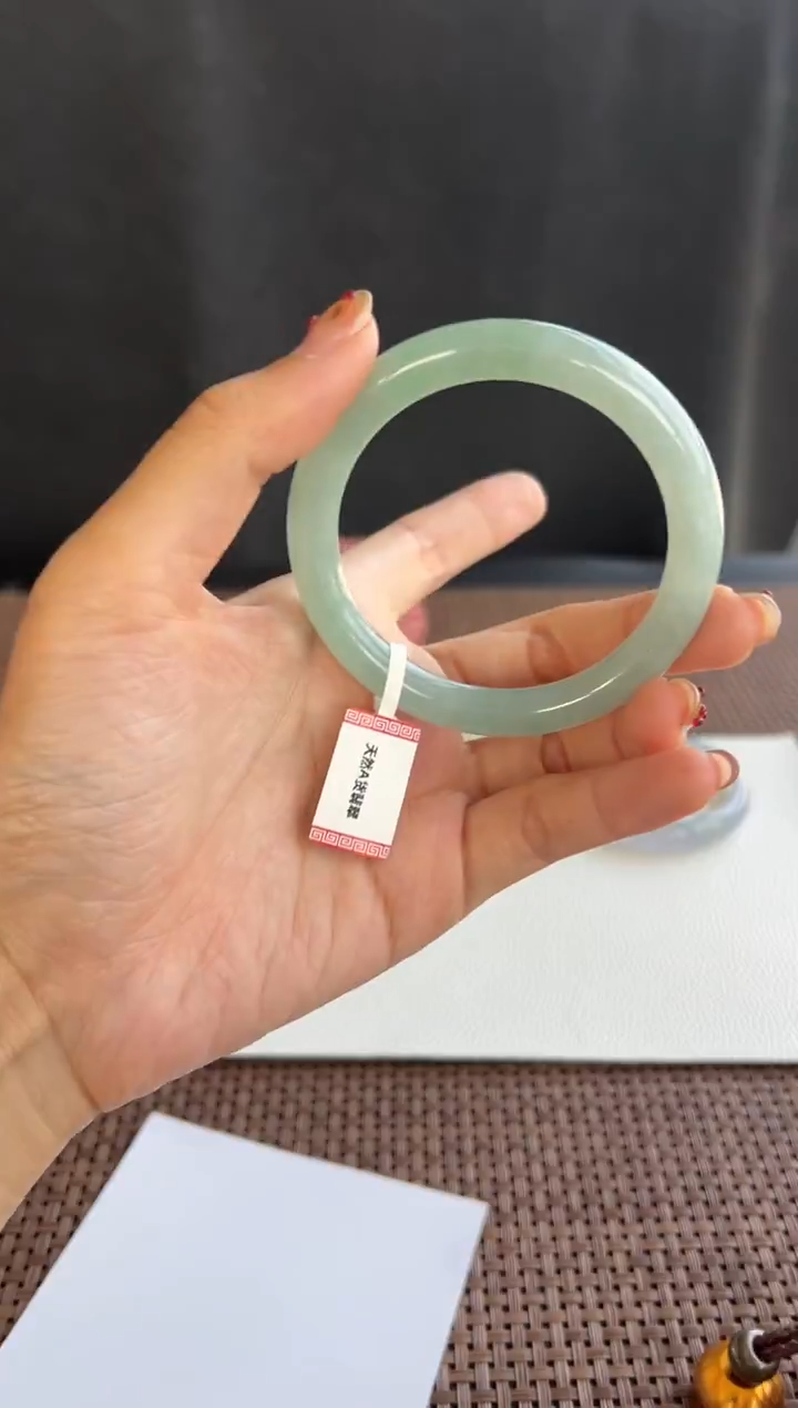 未镶嵌手镯翡翠53号55.3*8.7*8.6