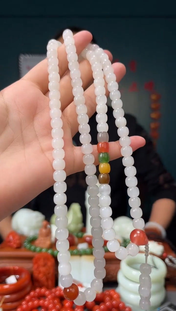 【闪购商品】和田玉颈饰未镶嵌长链7+