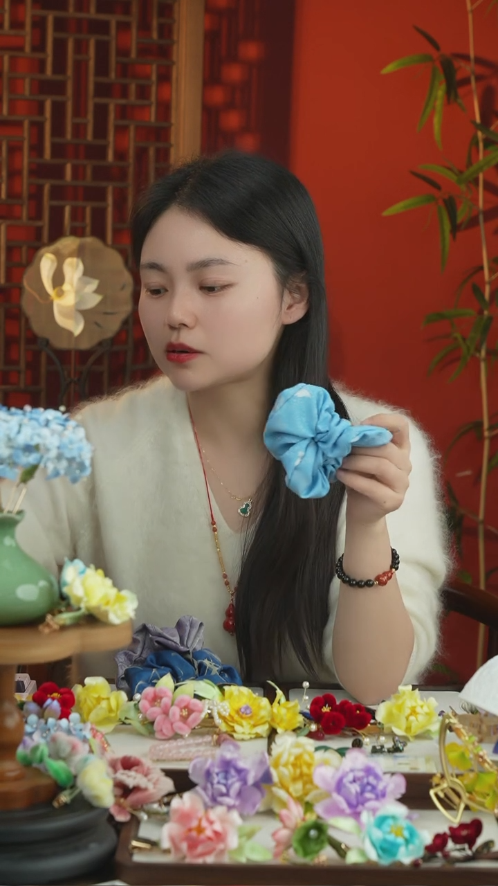 刺绣闪购纯手工非遗国风饰品