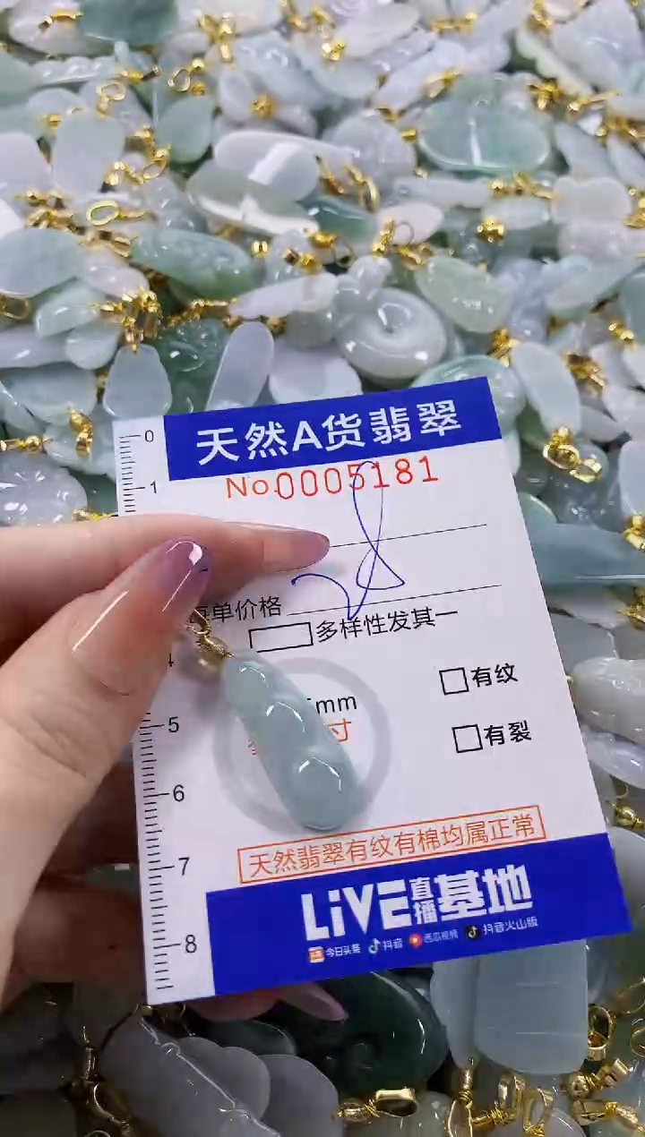 颈饰未镶嵌翡翠天然A货翡翠