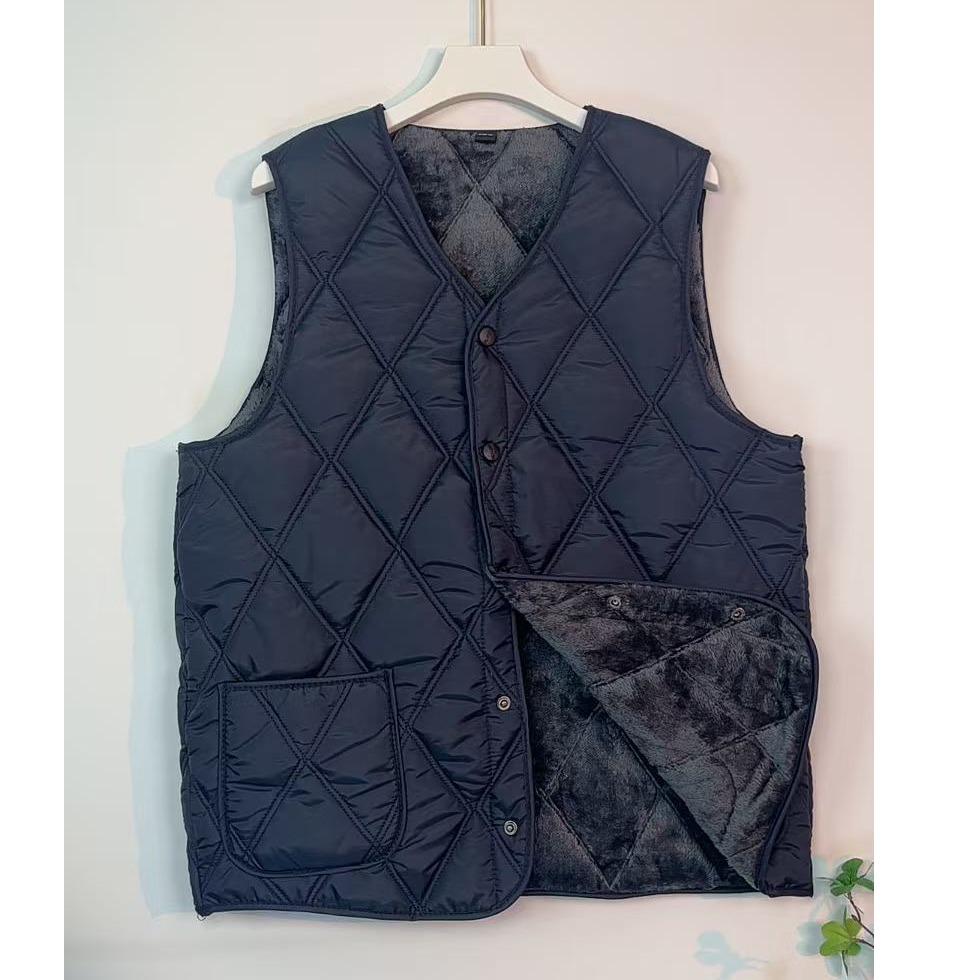 2025男士秋冬新款棉马甲保暖短款防寒内胆背心坎肩