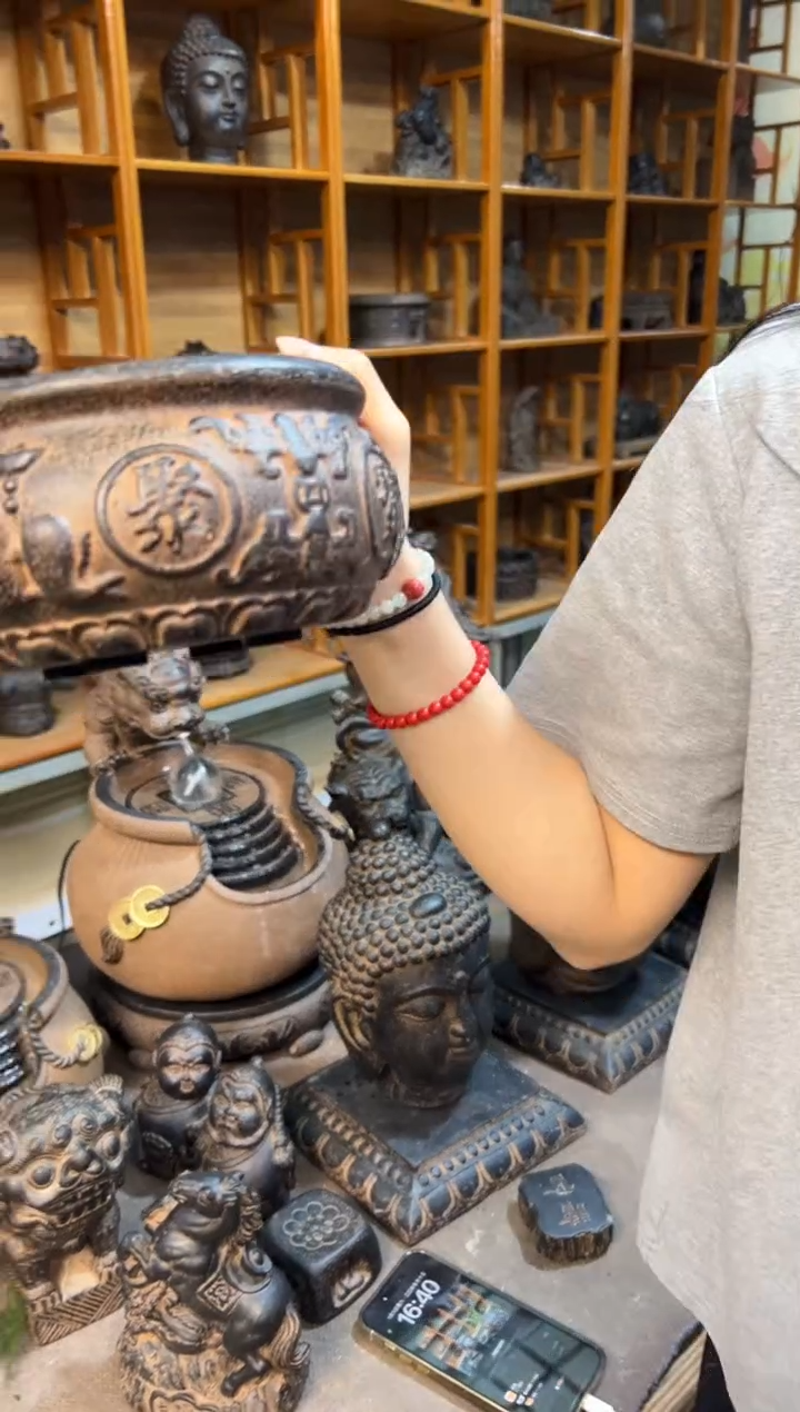 陶土【火山泥】聚宝盆