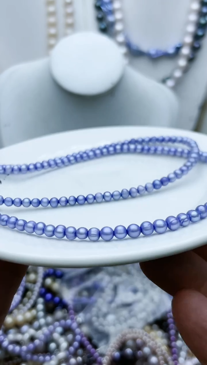 【闪购商品】淡水珍珠颈饰钛钢1