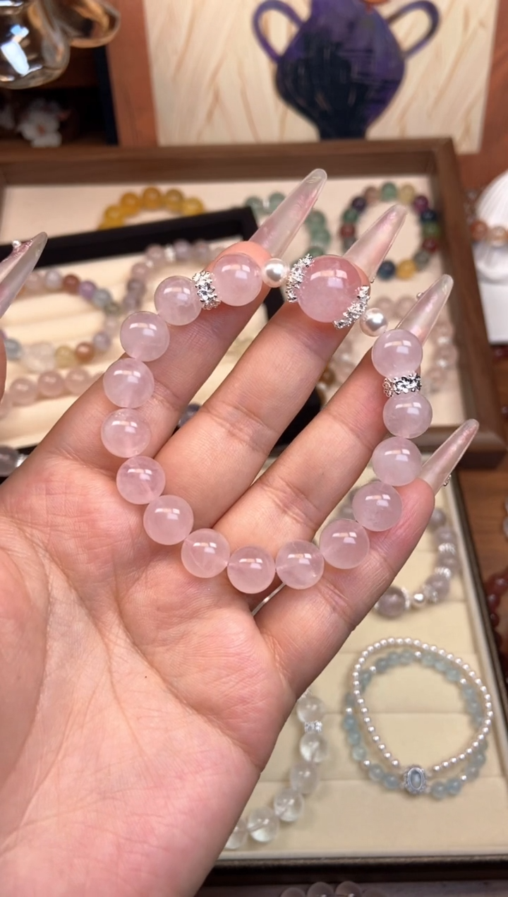 【闪购商品】水晶手链未镶嵌粉晶