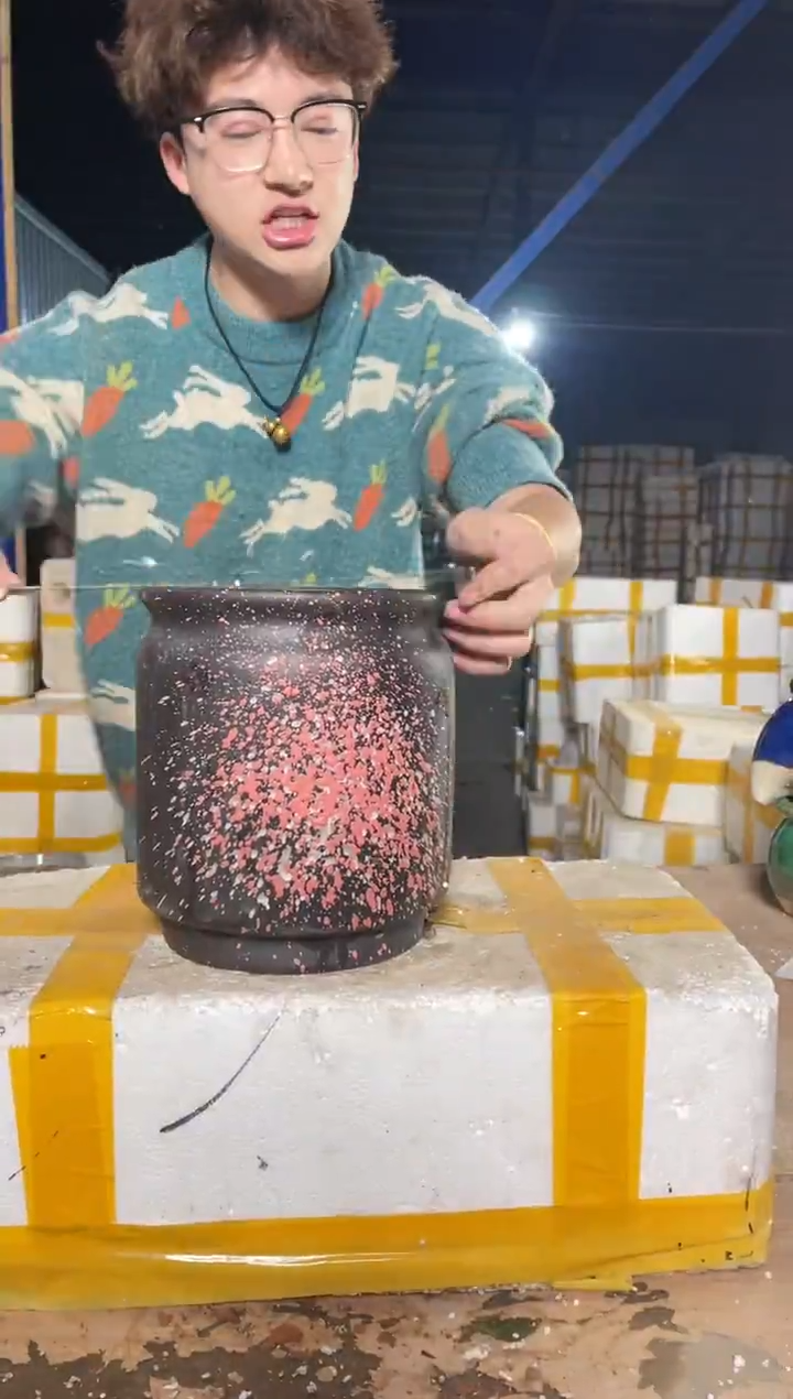 紫砂花盆宜兴紫砂粗陶花盆