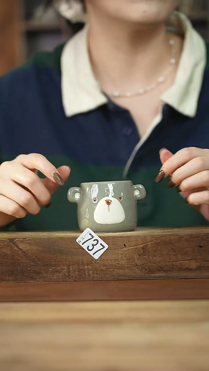 设计师手作款 落单系列 小熊杯