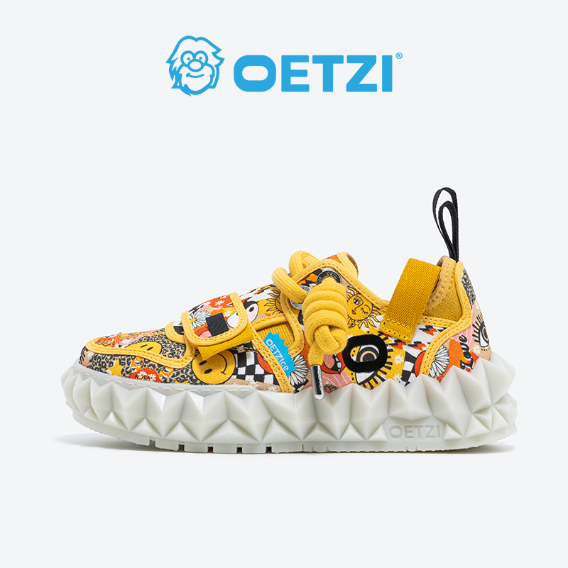 OETZI冰人奥兹丑萌鞋男女休闲厚底潮鞋时尚复古低帮小众休闲鞋