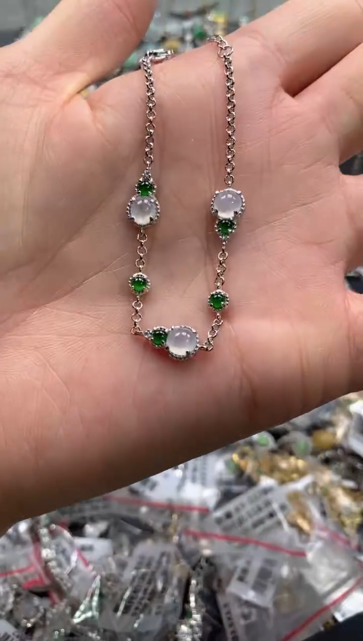 【闪购商品】翡翠戒指银S925镶嵌111111111     1