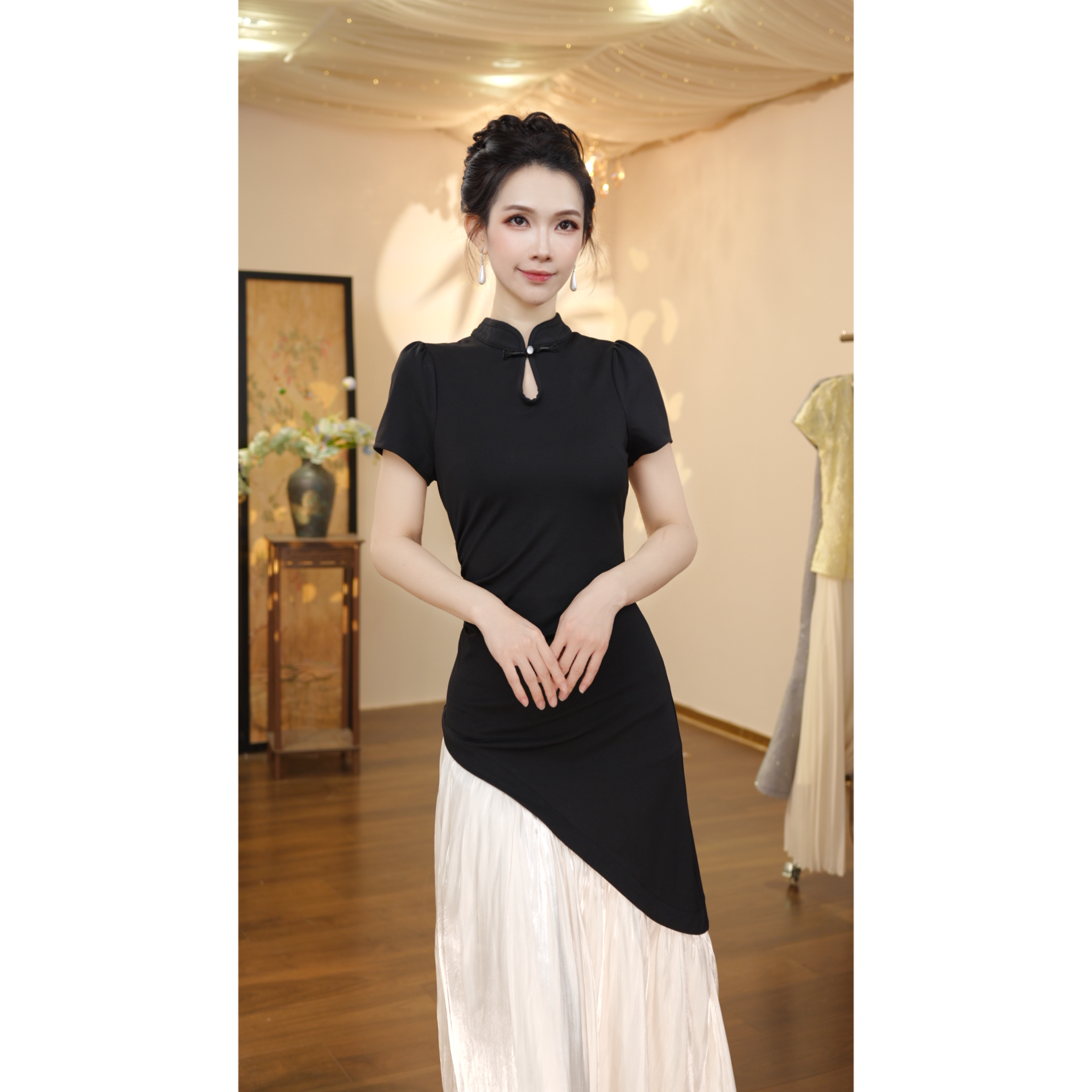 七姐原创-古韵芳华-1441 连衣裙（N988）-126cm