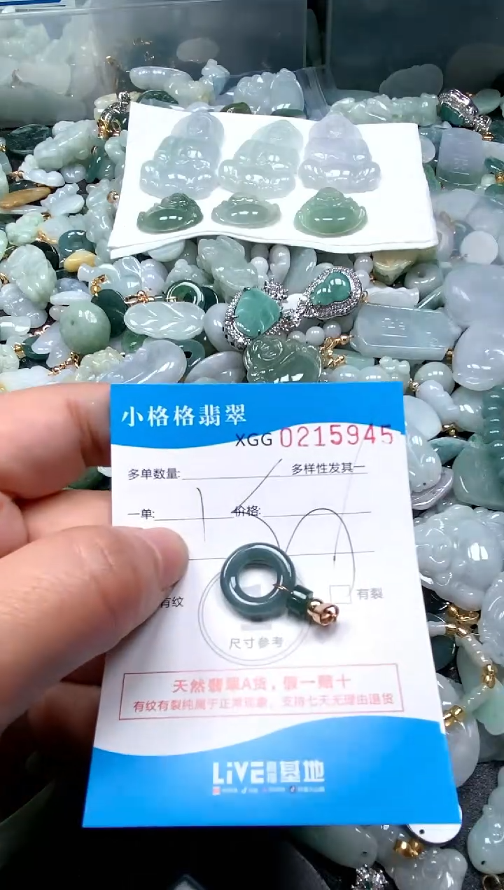 【闪购商品】翡翠颈饰未镶嵌闪购商品0215945