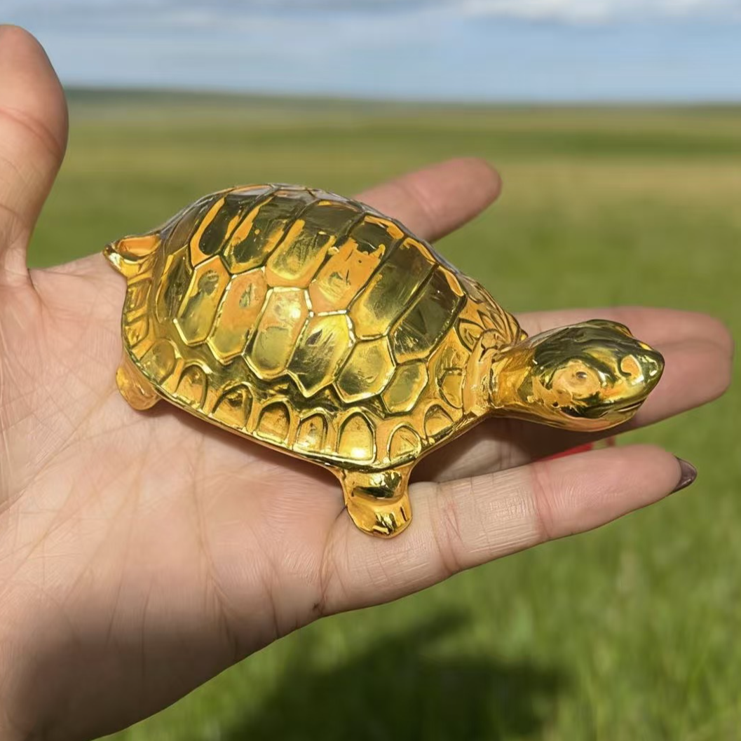 金色财源滚滚富甲天下乌龟创意家居摆件