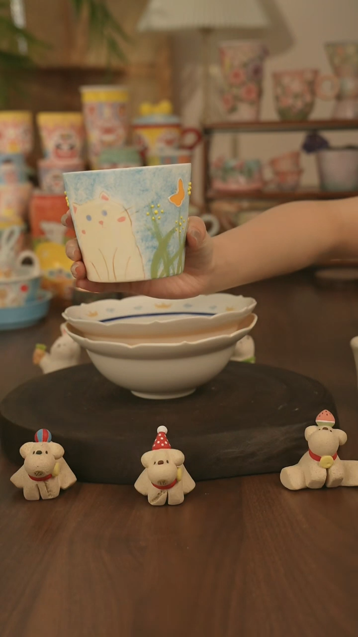 杯子景德镇原创手作陶瓷