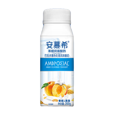 （6月产）散装 200g安慕希燕麦草莓黄桃混合装（单包）8瓶