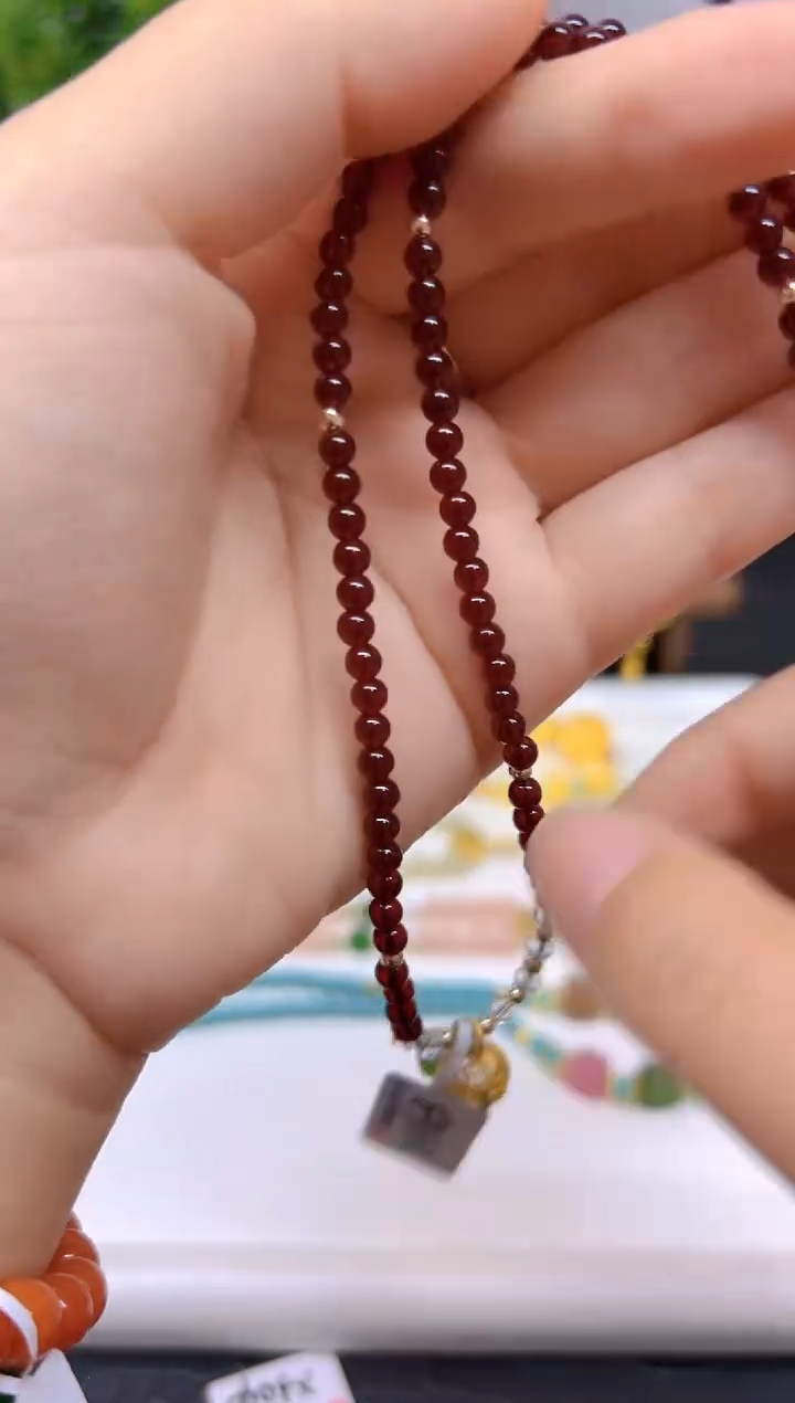 未镶嵌颈饰石榴石X363