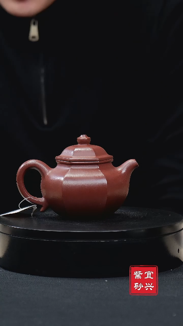 【闪购商品】紫砂茶壶095六方掇球手工紫砂壶