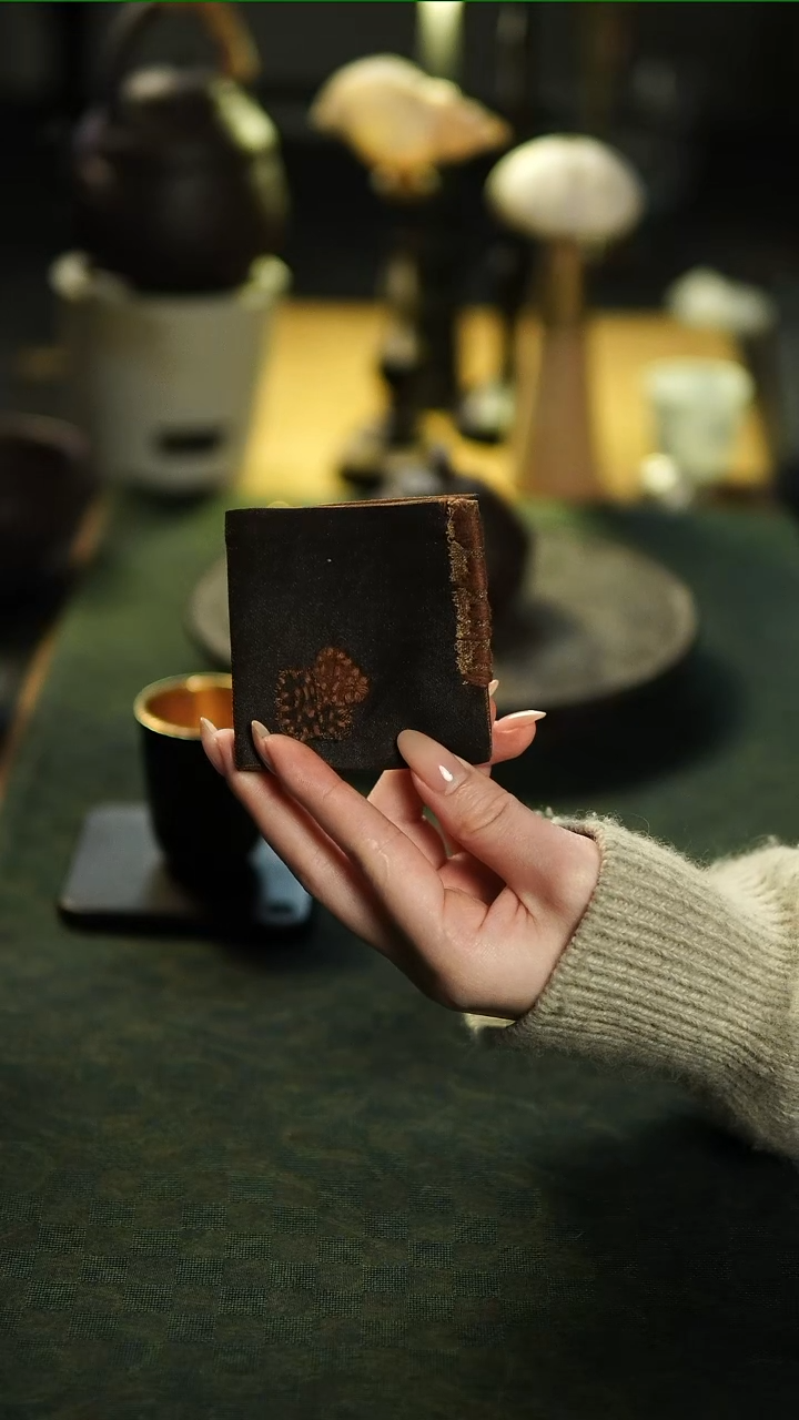 茶盏真丝茶巾香云纱