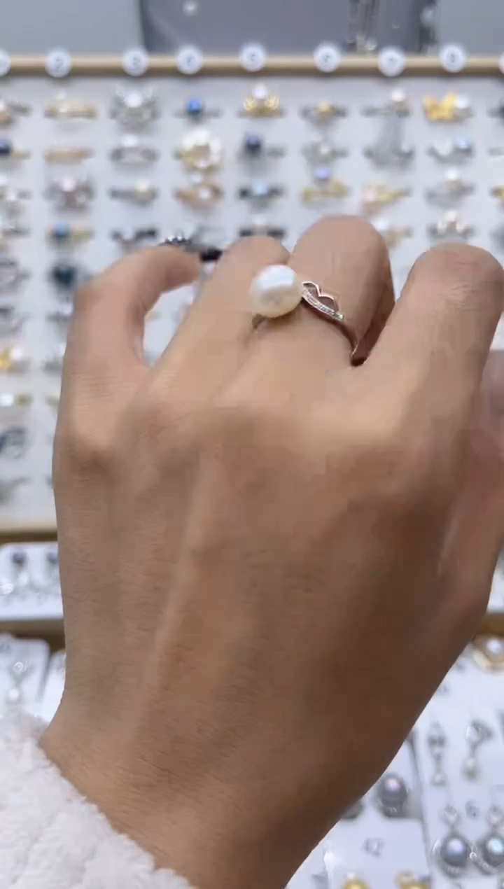 【闪购商品】淡水珍珠戒指合金67