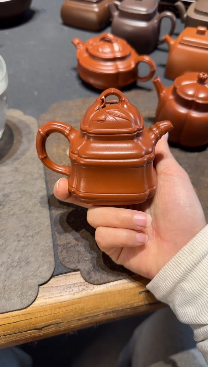 【闪购商品】紫砂茶壶四方竹鼎