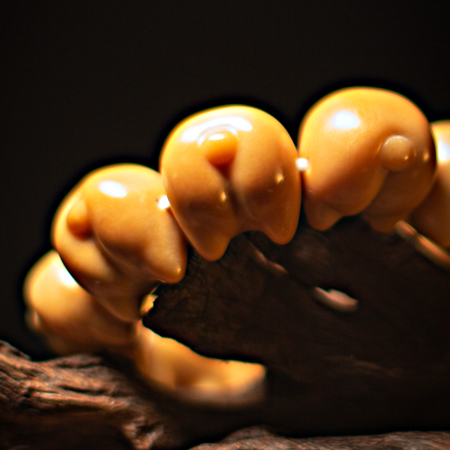 【元素造物】老料象牙果雕刻24mm可爱柯基屁屁原果大卡萌宠提溜仙女