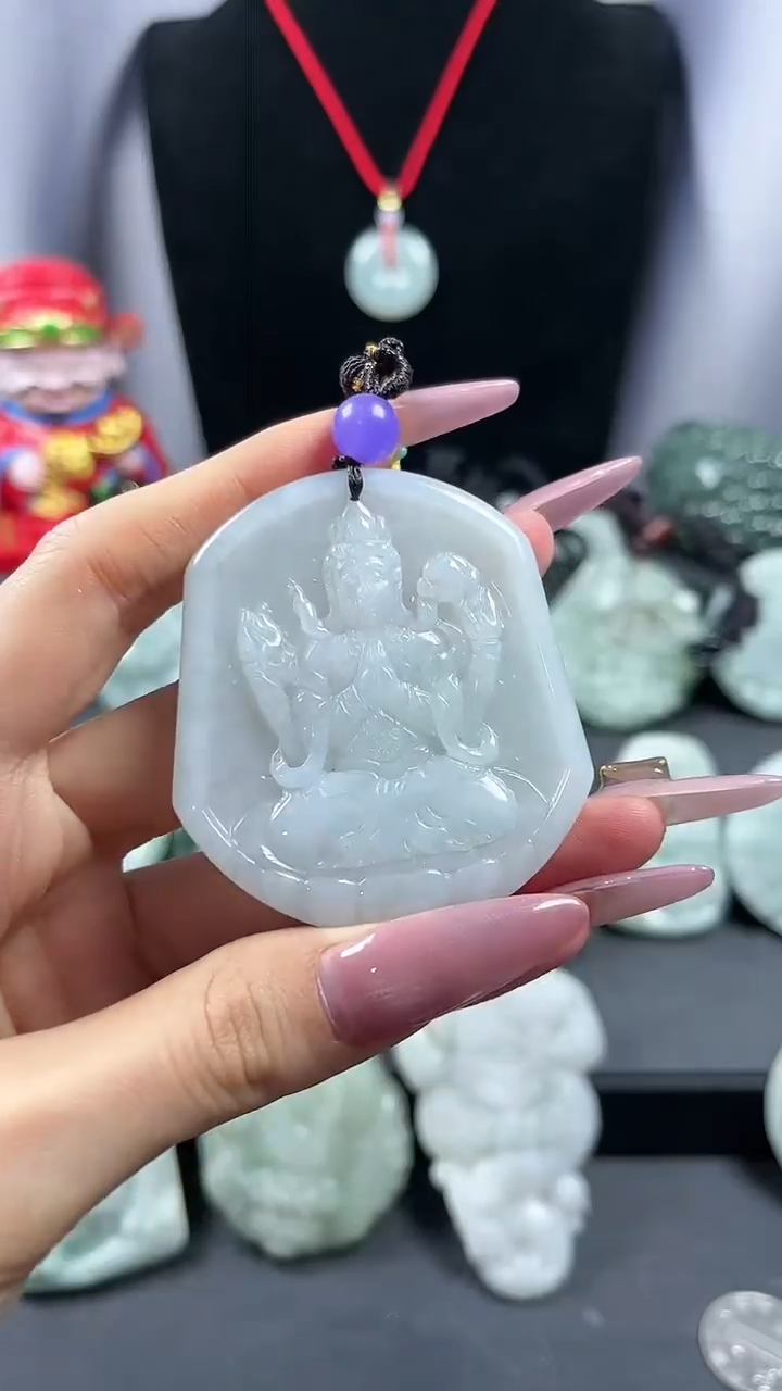 【闪购商品】翡翠颈饰未镶嵌千手观音