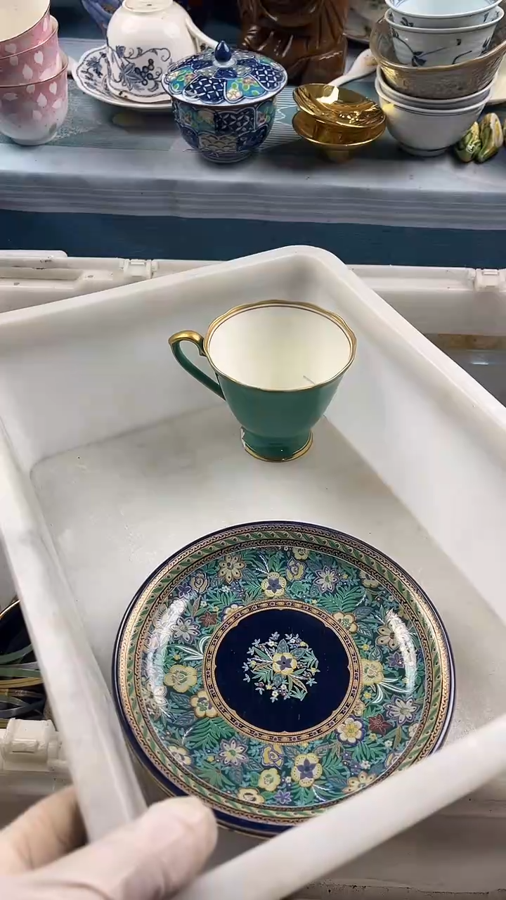 瓷片清**月英歌瓷器满28包邮