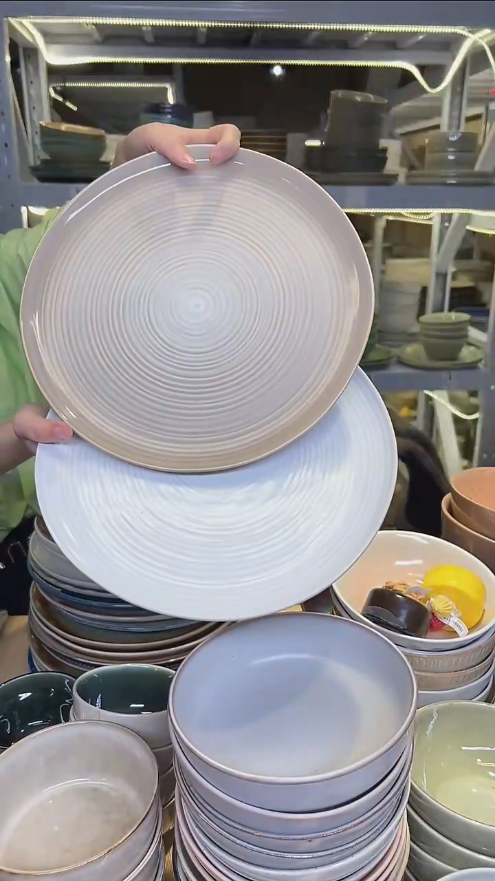 瓷121外贸尾货高温釉下彩陶瓷餐具默认微瑕