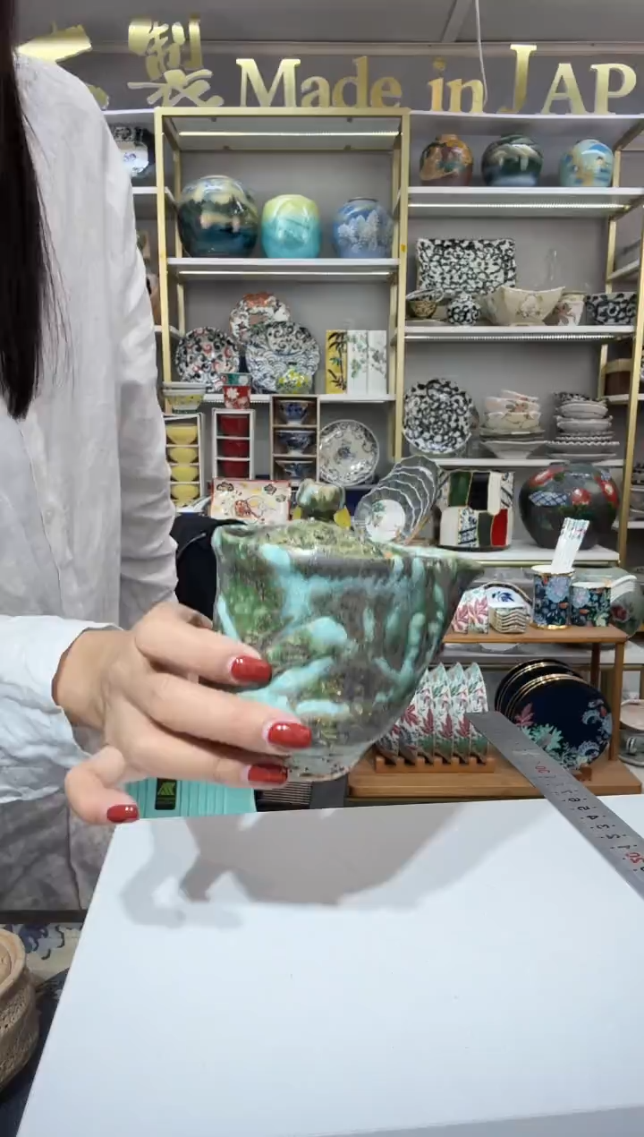 陶瓷萩烧宝瓶一只装855