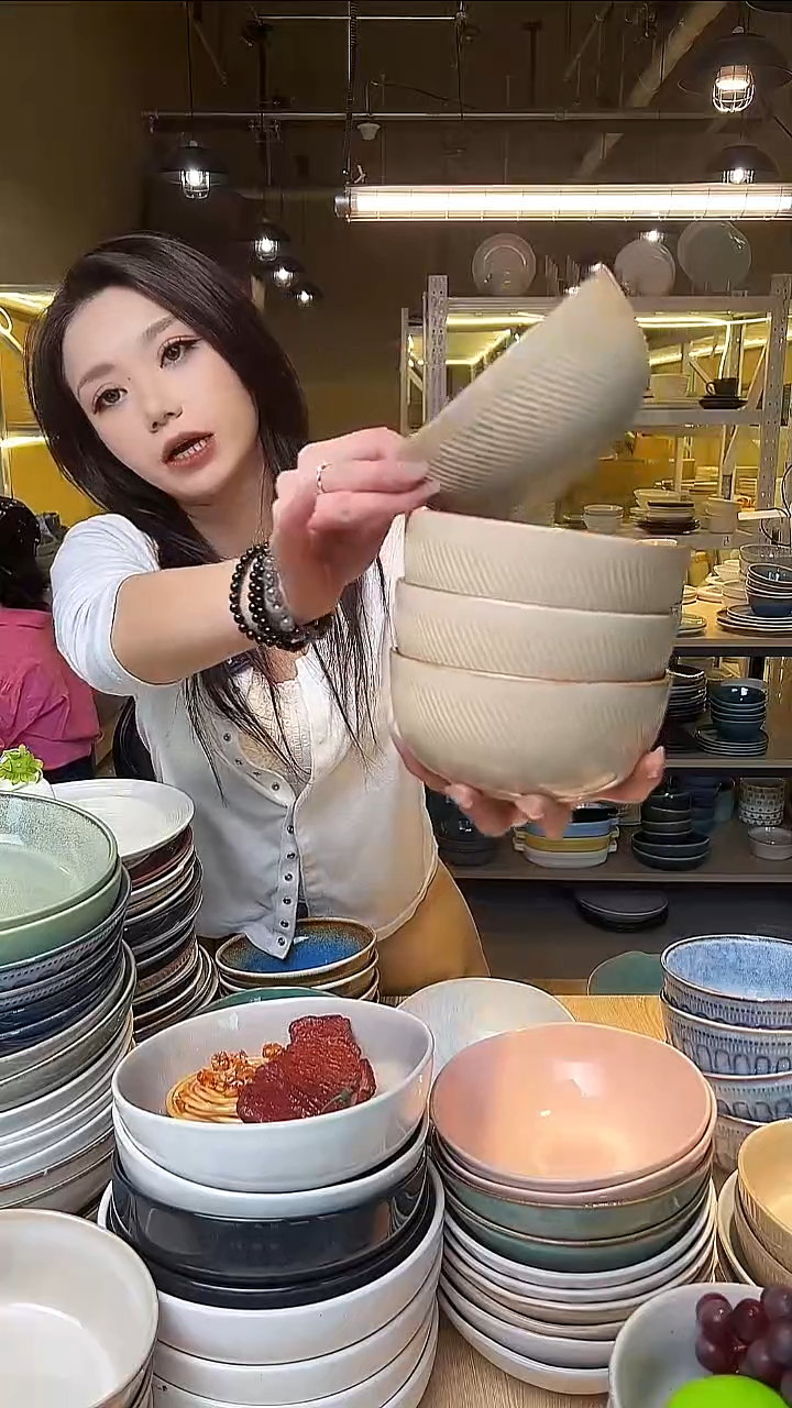 瓷45外贸尾货窑变釉下彩默认微瑕