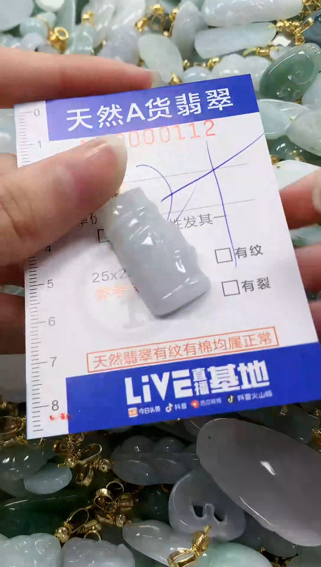 颈饰未镶嵌翡翠纯天然a货翡翠