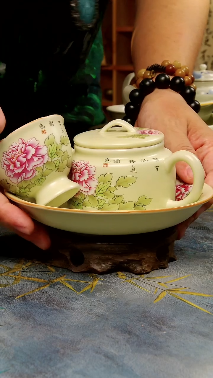 亘古茶具福利分享@牡丹组合