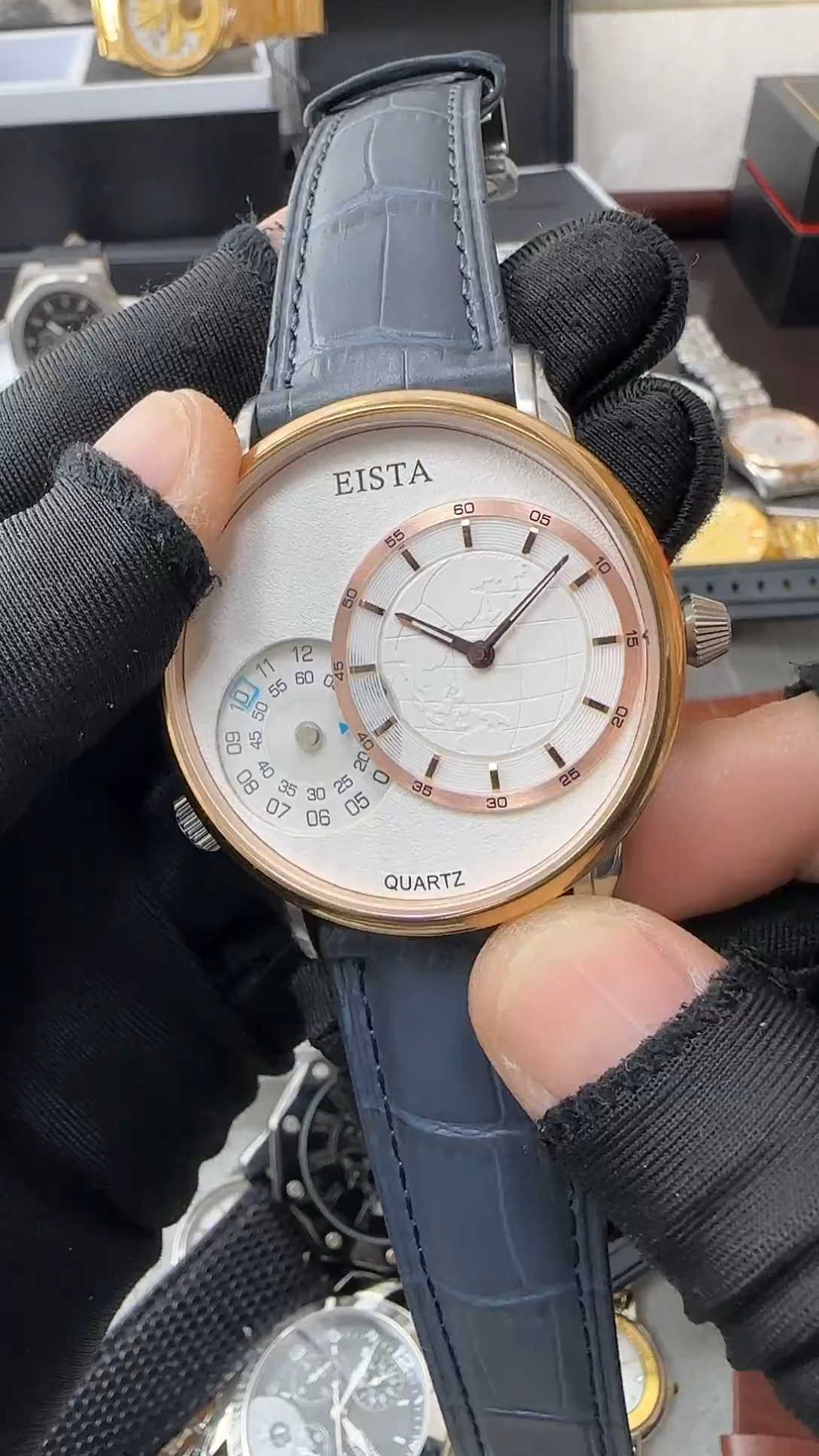 石英机芯锻造碳钢男士腕表