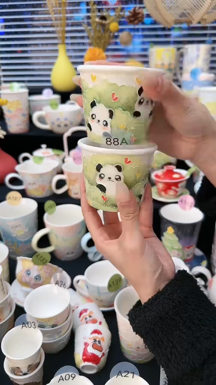 【闪购商品】摆件 景德镇高温立体釉创意瓷