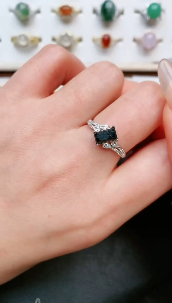 【闪购商品】翡翠戒指银S925镶嵌.....