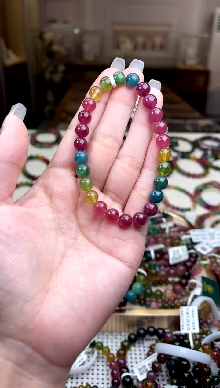 【闪购商品】碧玺/未镶嵌7mm+碧玺单圈多样性发货