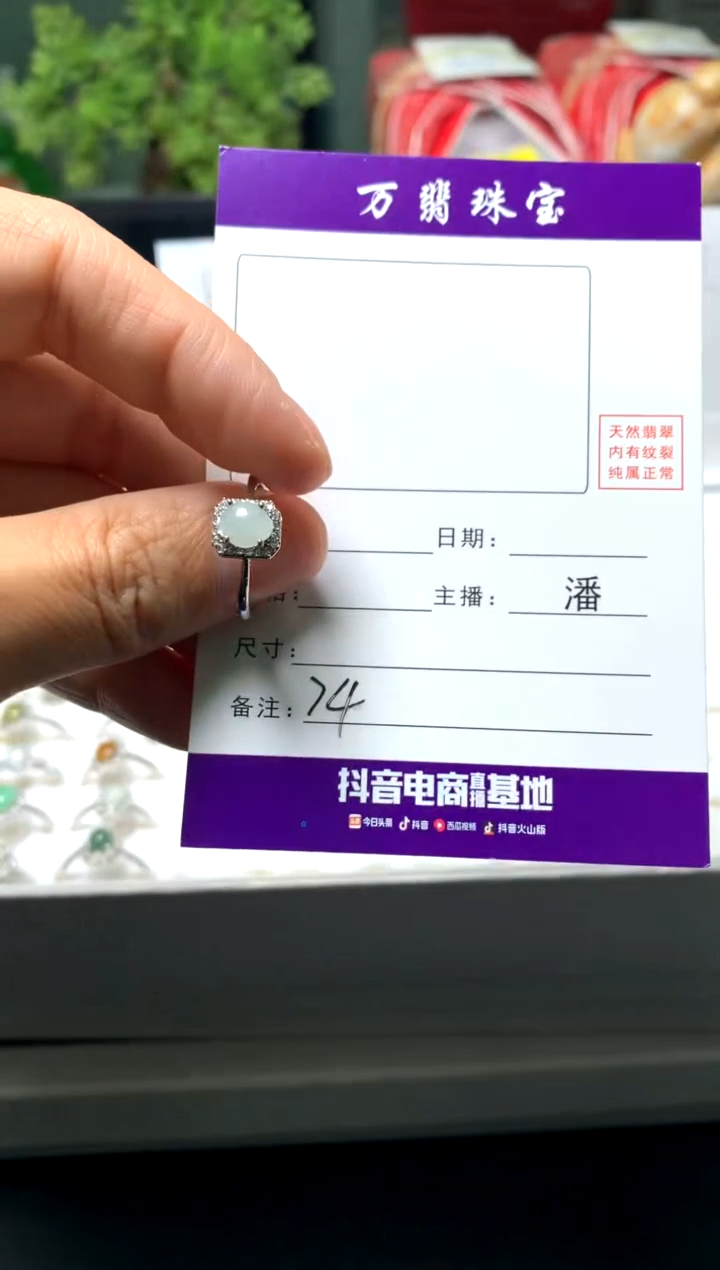 【闪购商品】翡翠戒指合金01/15潘0074