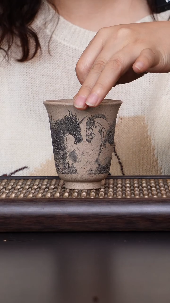 茶壶紫砂一马当先 紫砂主人杯