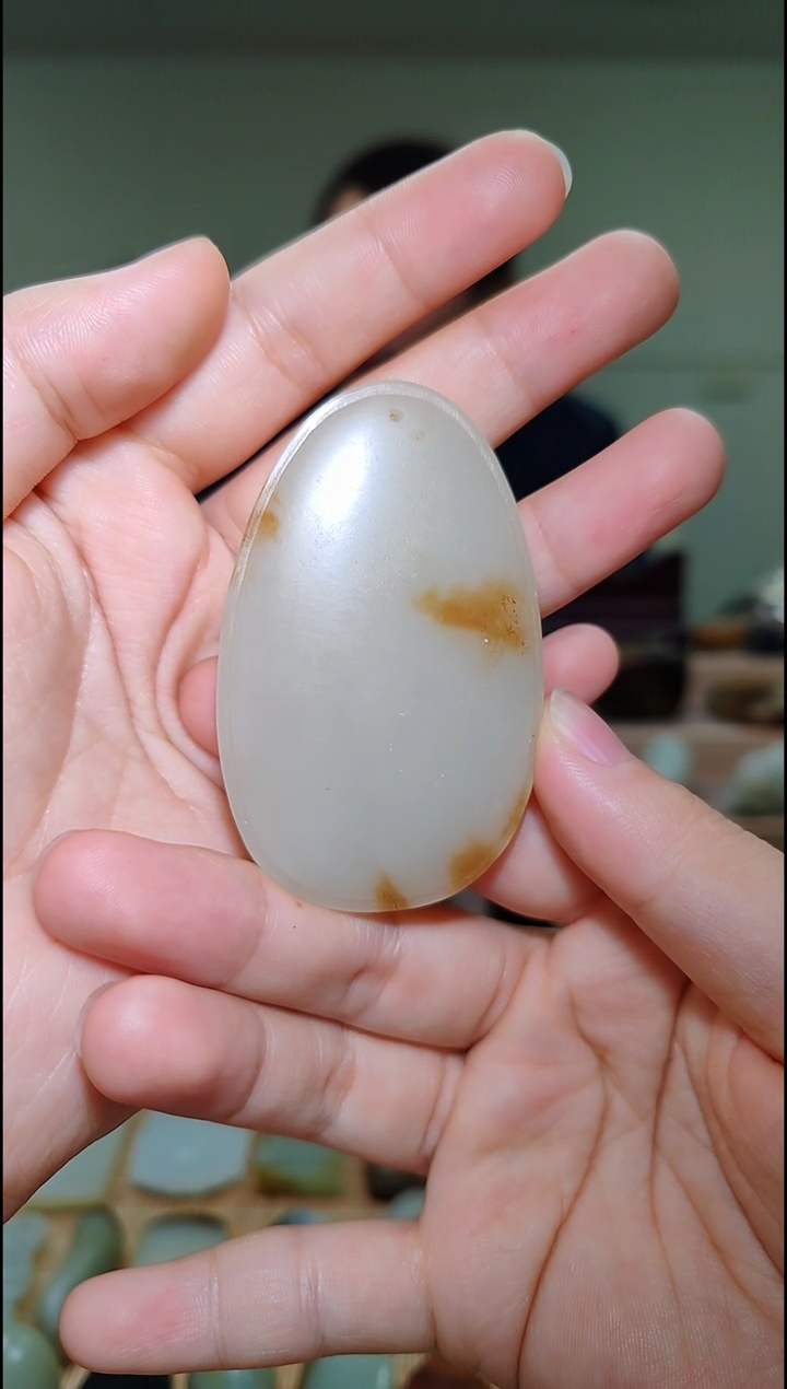 【闪购商品】和田玉挂件未镶嵌新疆和田玉且末料平安牌挂件