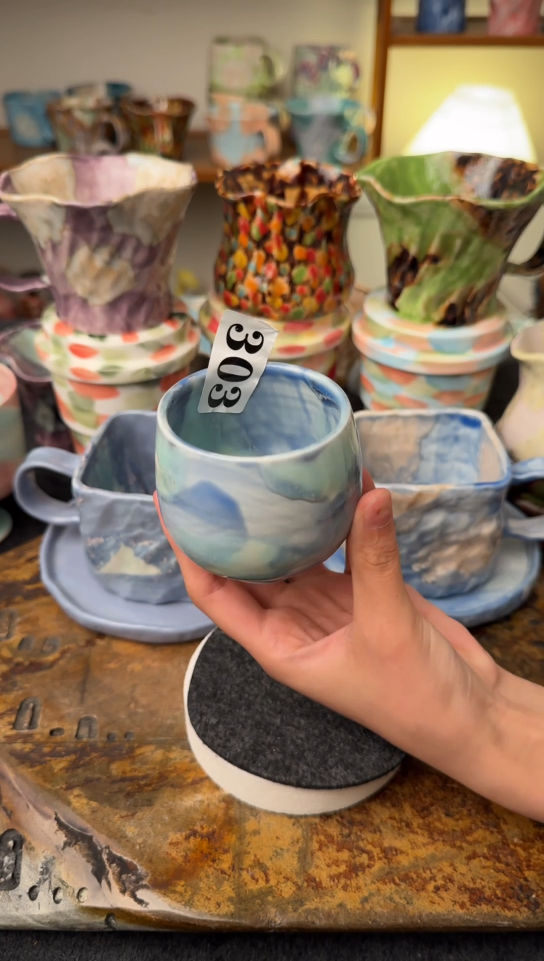 杯子303 景德镇颜色釉主人杯