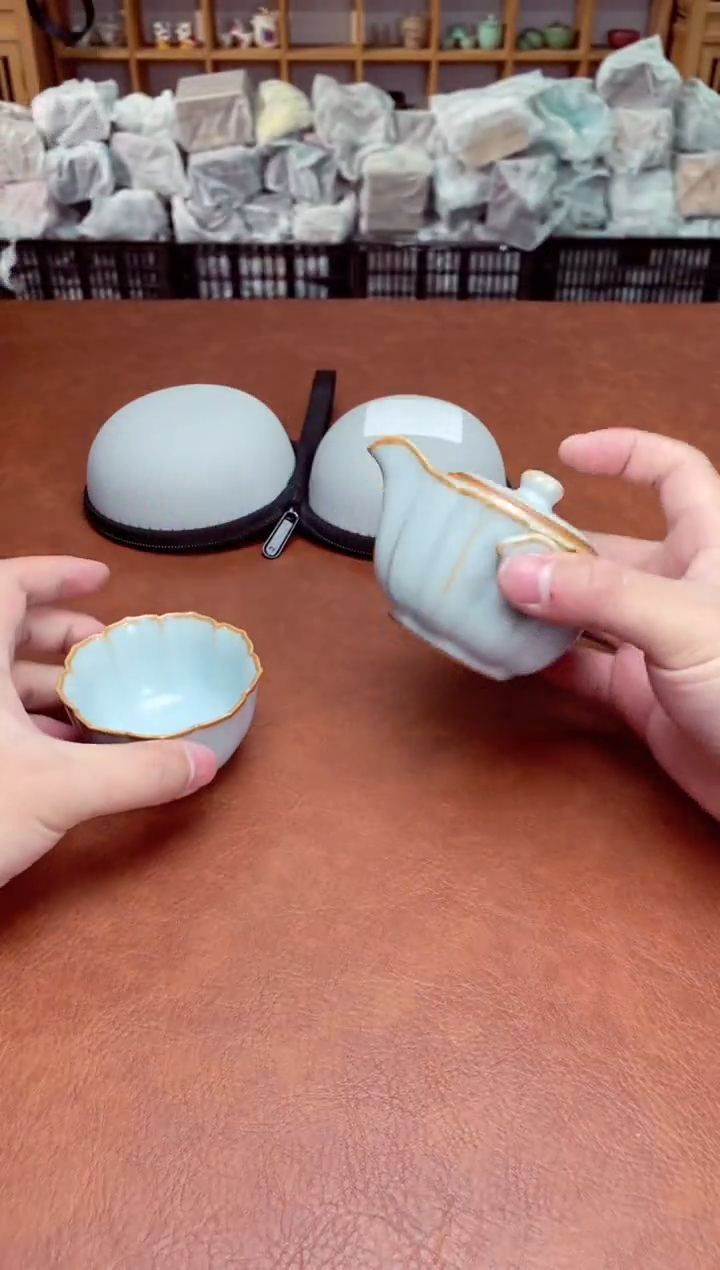 【闪购商品】摆件高端瓷器易仟杯茶器