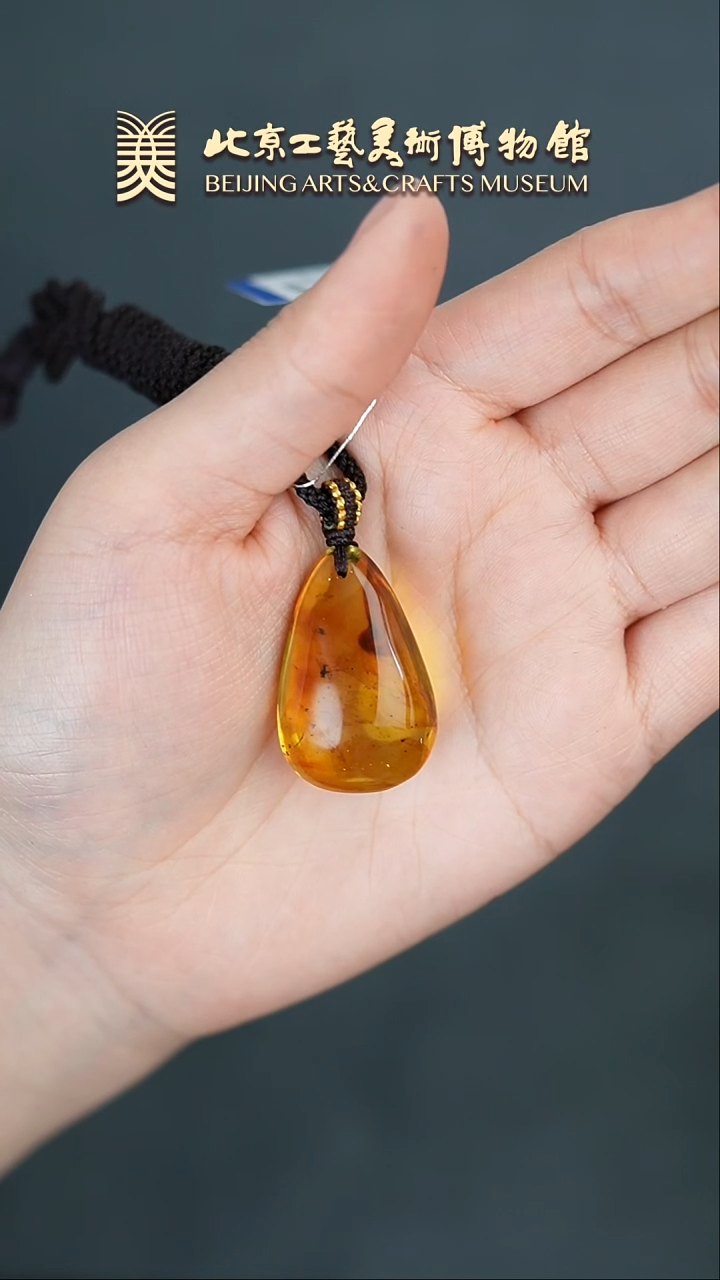 【闪购商品】虫珀颈饰未镶嵌B0209GMD296虫珀链坠