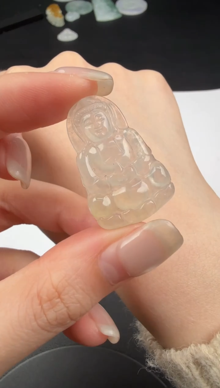 吊坠(不含链)未镶嵌翡翠翡翠饰品-78