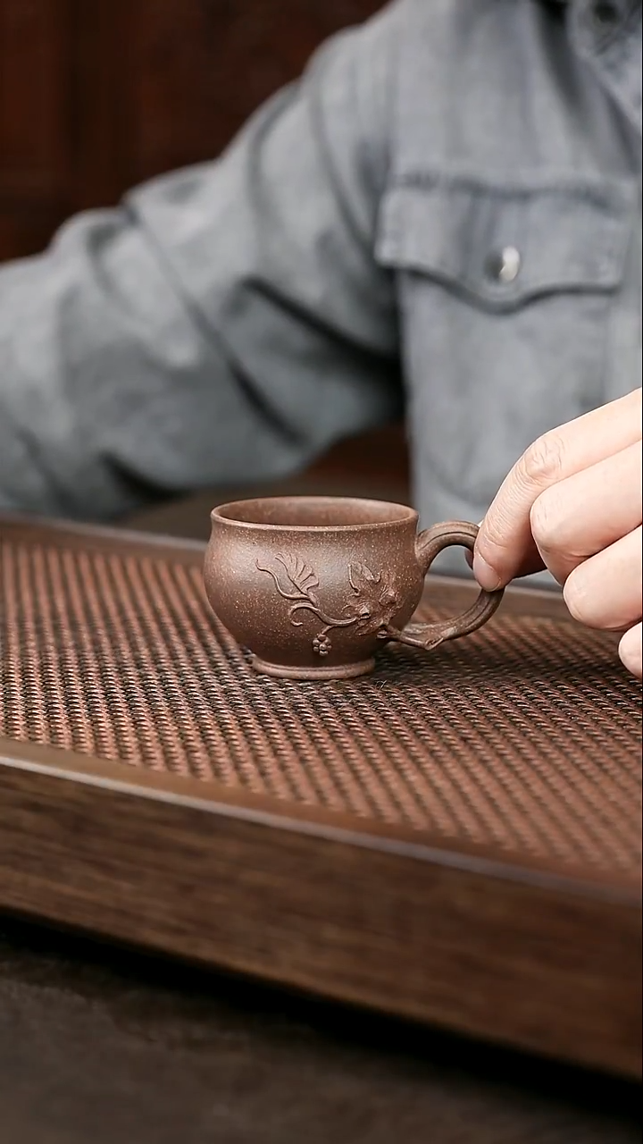 茶壶紫砂等*来岩中泥报春杯