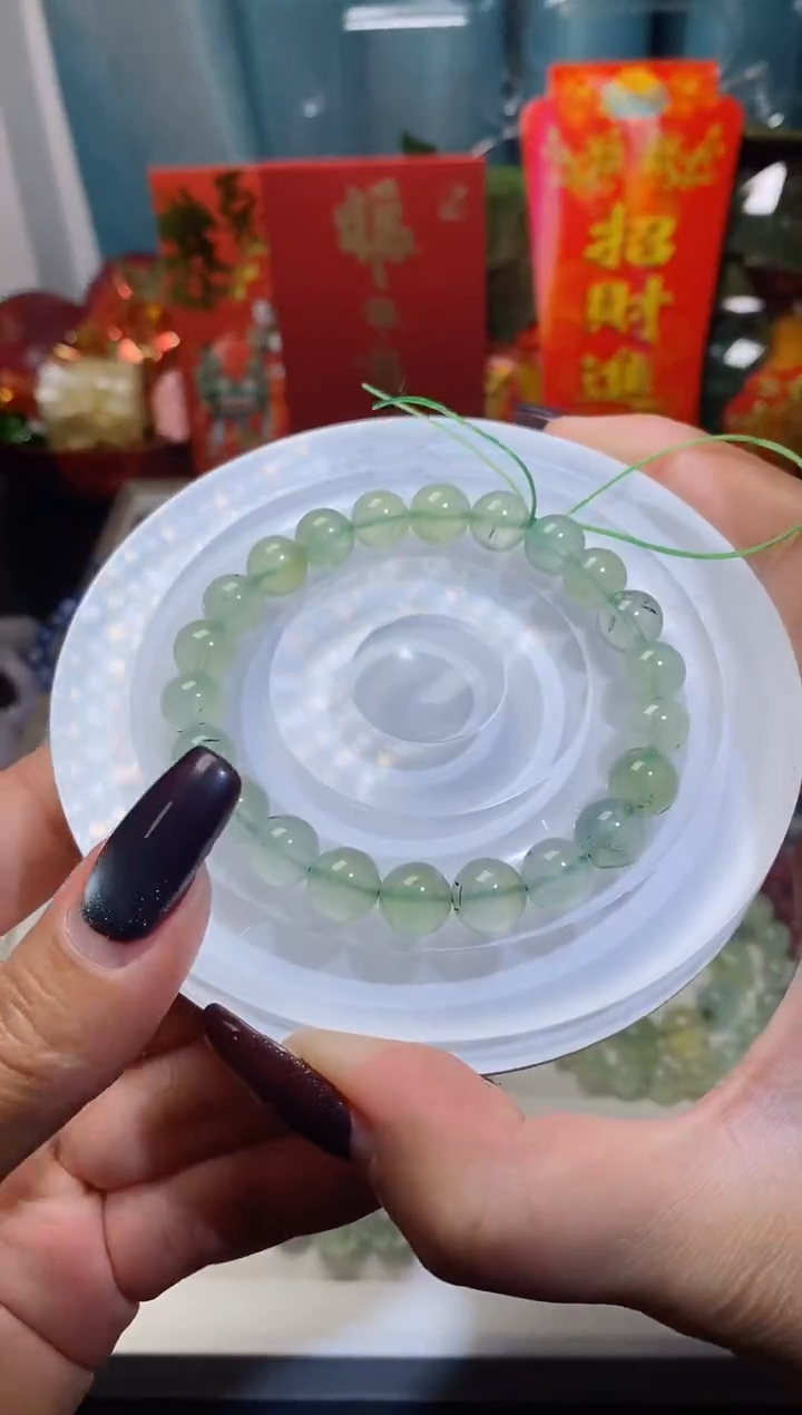 【闪购商品】水晶手串未镶嵌葡萄石026