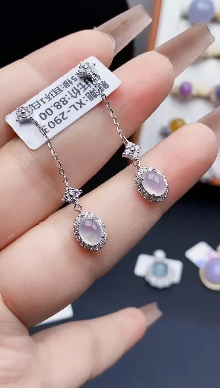 银S925镶嵌戒指翡翠0113