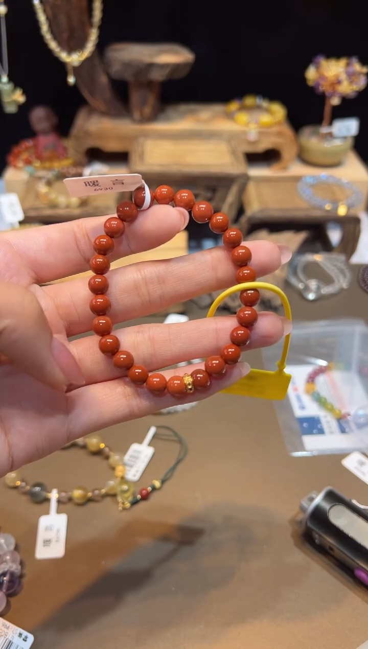 手饰玛瑙18K金镶嵌手饰@@6930