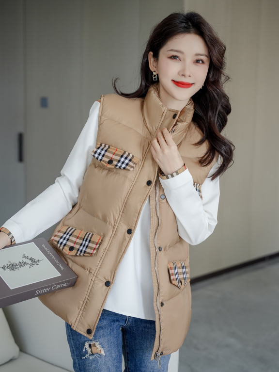 【190012】时尚百搭马甲羽绒马甲男女同款