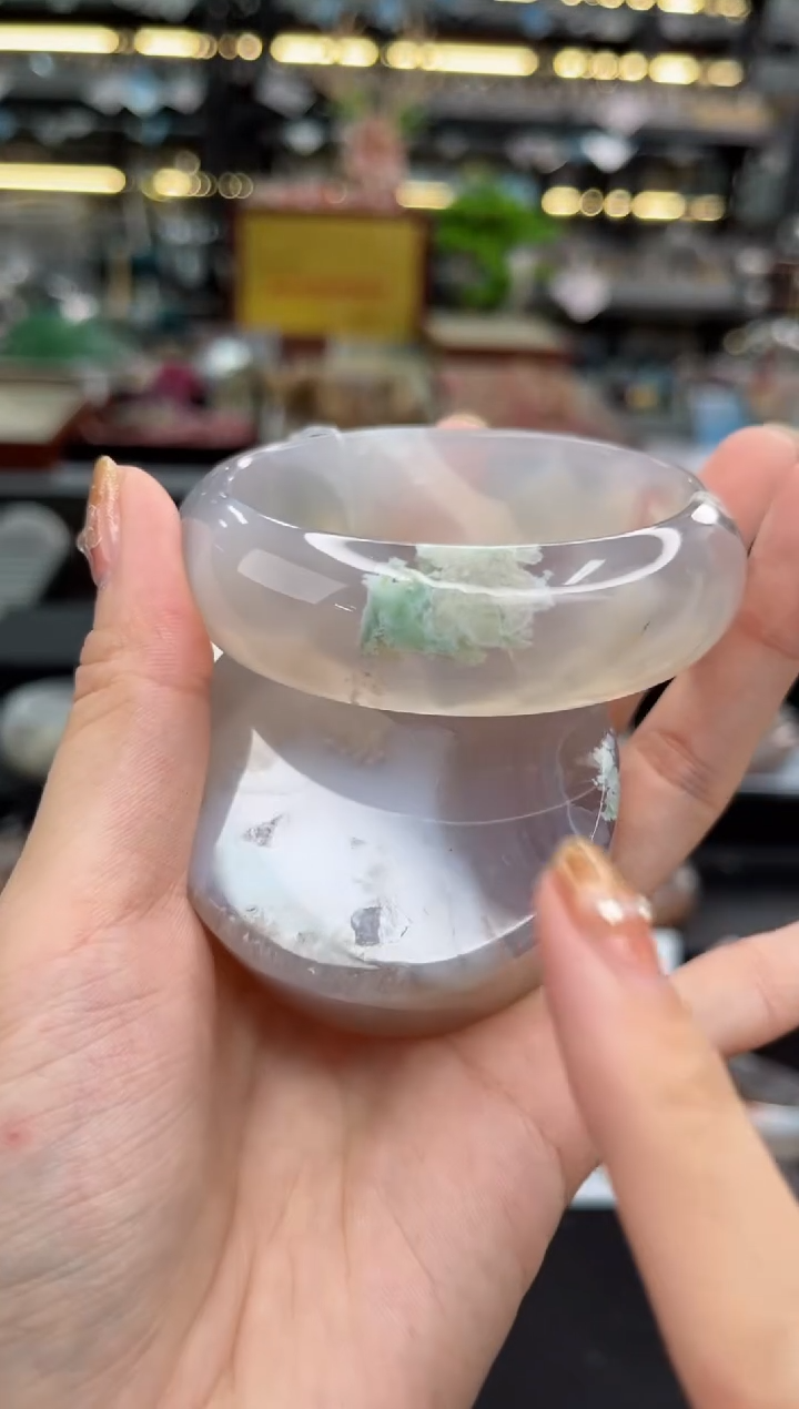 【闪购商品】石英质玉手镯未镶嵌58圈口（赠品镯心）6681060