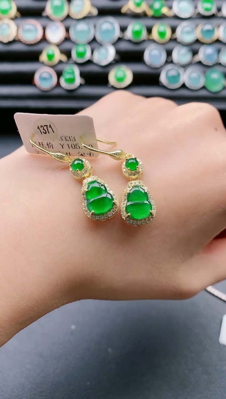 【闪购商品】翡翠戒指银S925镶嵌1111111111